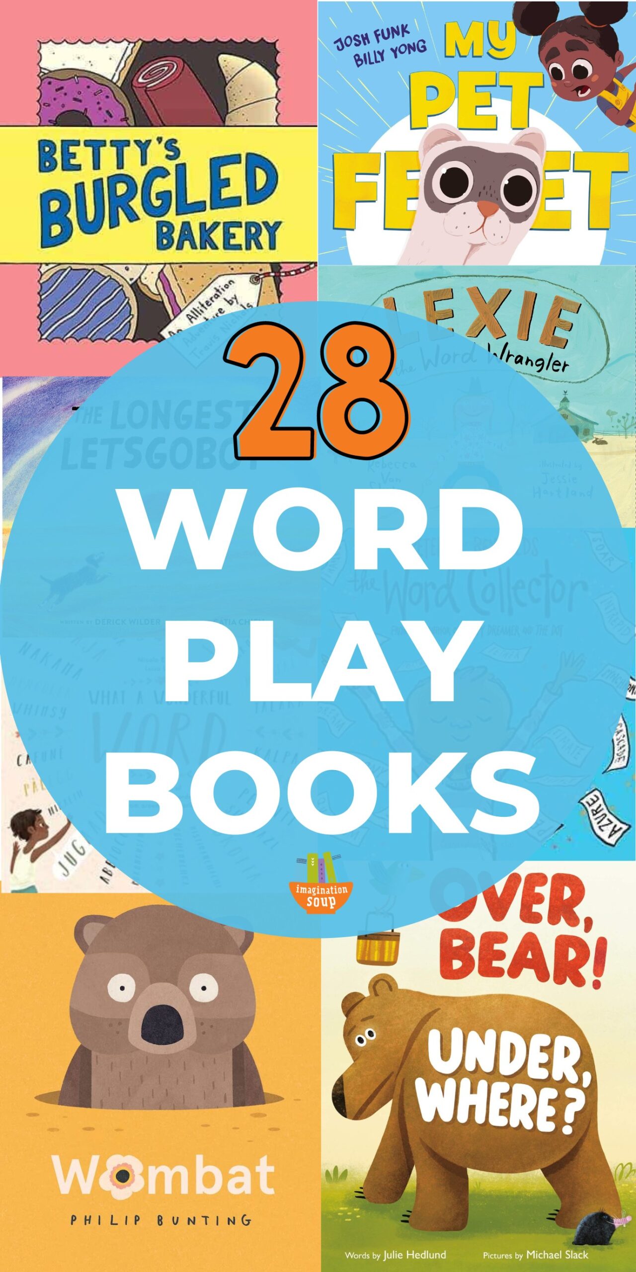 Wordplay makes kids love language; it inspires writing and helps kids learn new vocabulary. Celebrate words and wordplay with playful picture books.