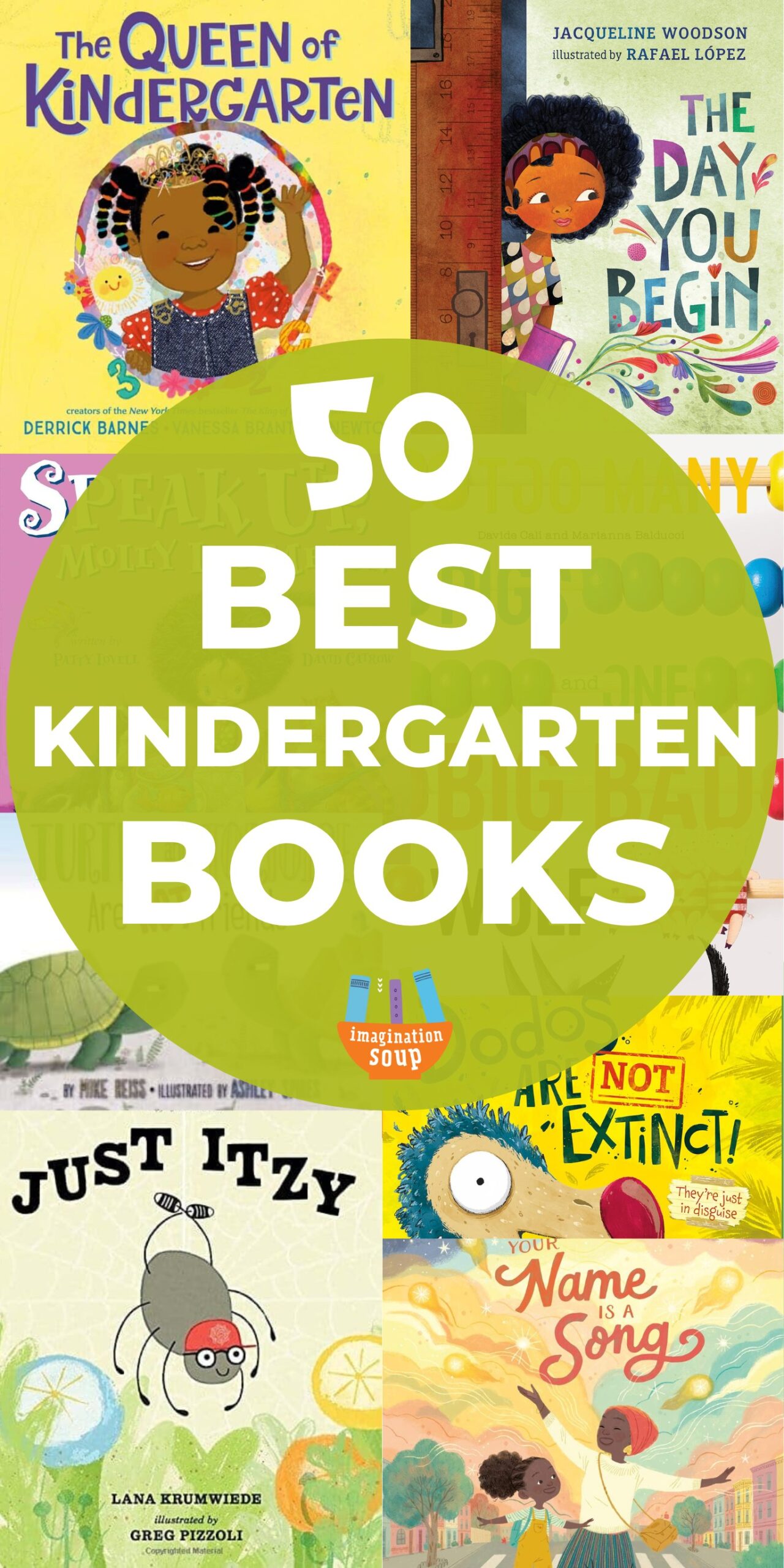 These kindergarten books make the best read alouds for teachers and parents! These picture books aren't just entertaining but also offer learning opportunities for your 5 and 6 year olds.
it's important to read aloud to your kindergartners several times during the day -- to build brain development, language, and social skills; to share narrative and informational tests, to expand a child's world, to spark curiosity, and to teach new concepts.